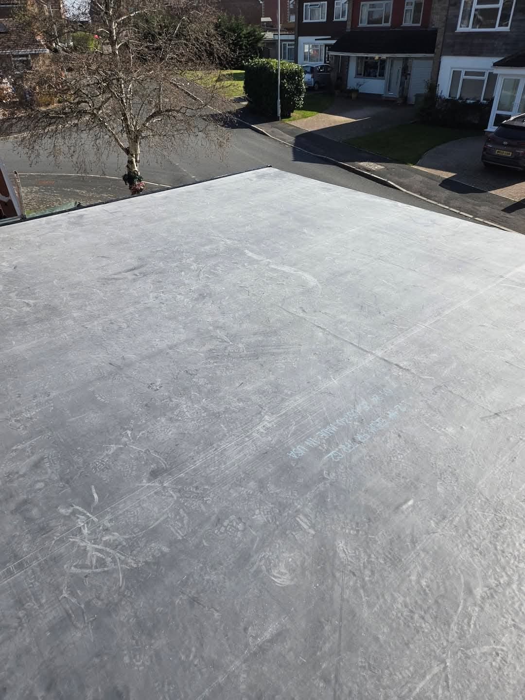 Completed EPDM flat roof