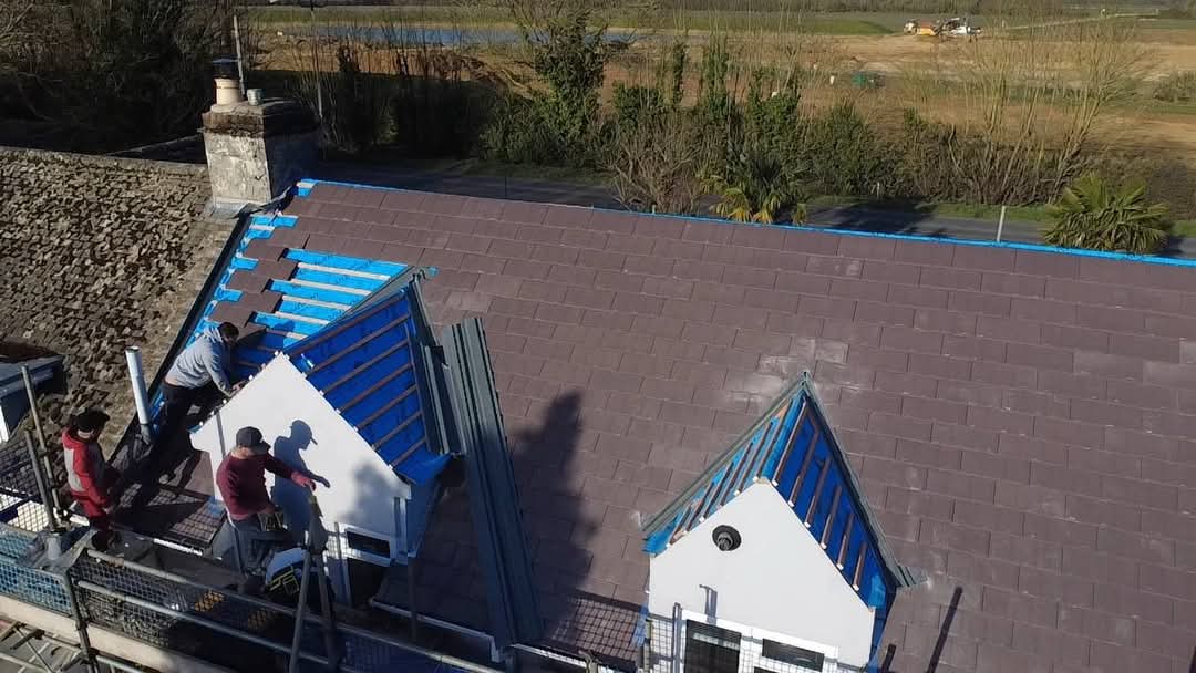 Finishing the dormer cheeks